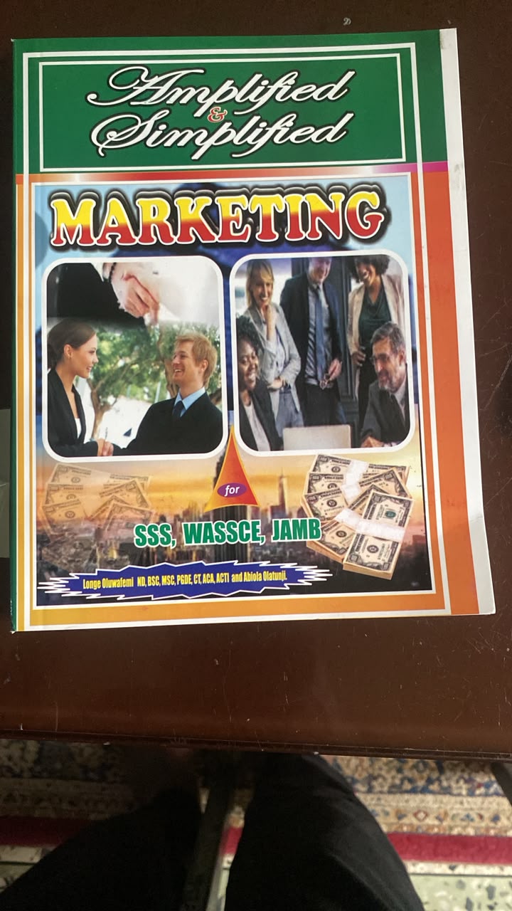 Amplified & Simplified Marketing — SSS · WASSCE · JAMB