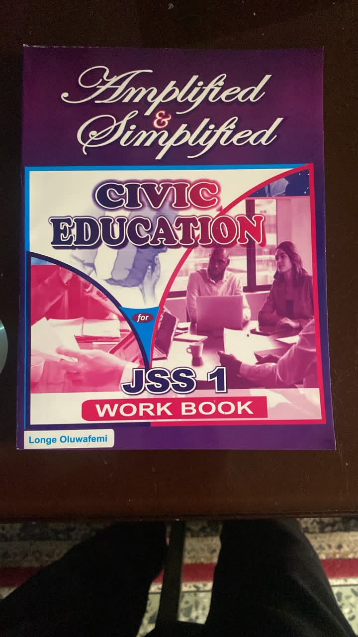 Amplified & Simplified Civic Education Workbook — JSS 1 · Workbook